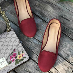 Ruby Red Loafers - Jooti Shooti
