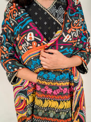 Fruity Huroof Stole (Black)