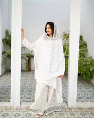 White Kurta Set