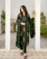Bottle Green Kurta Set