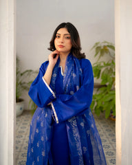 Royal Blue Farshi Shalwar Suit