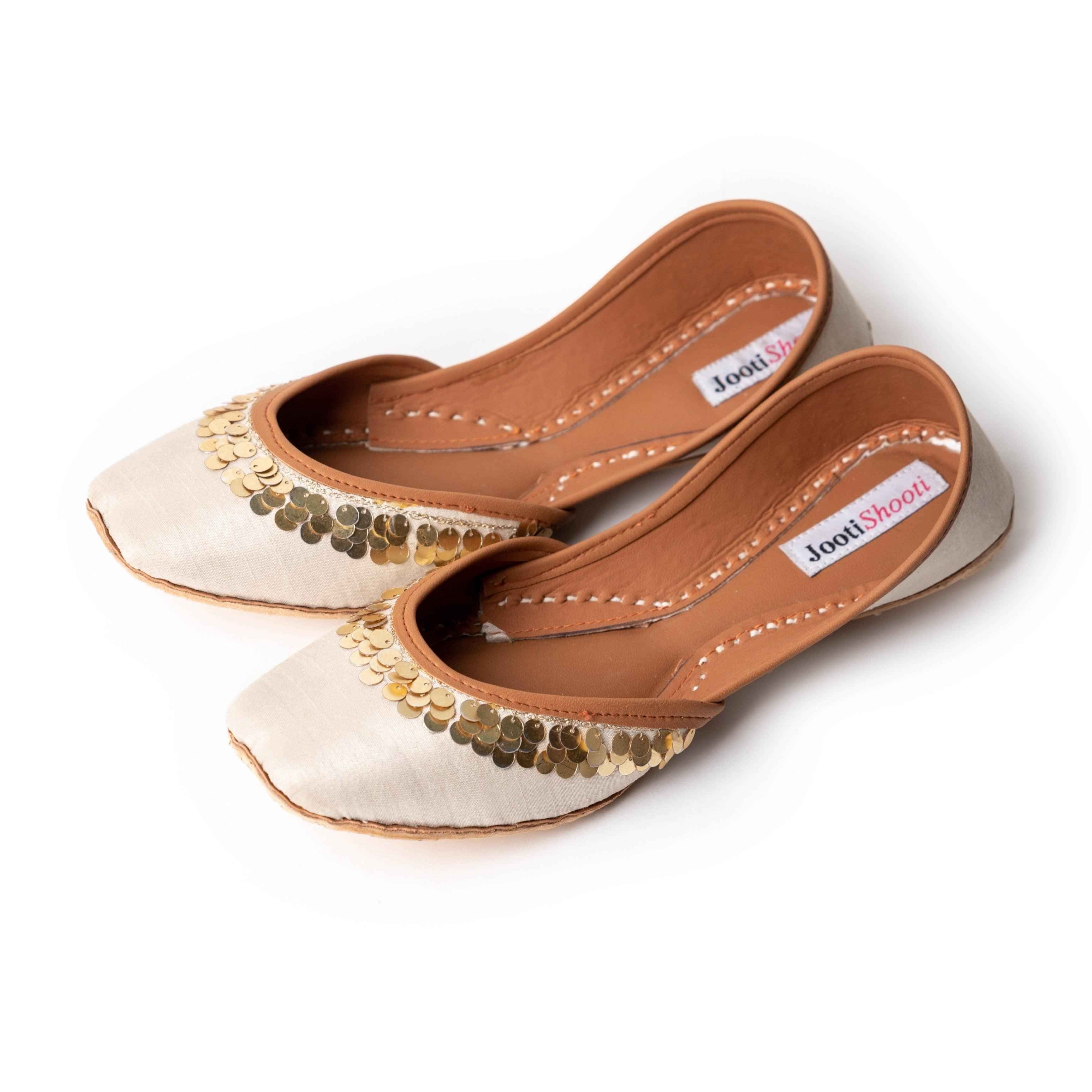 Penny In Ivory White - Jooti Shooti