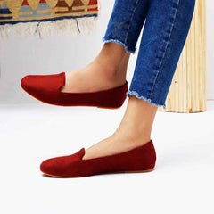 Ruby Red Loafers - Jooti Shooti