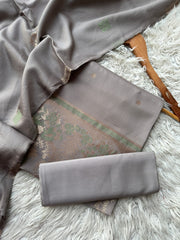 KA02 - Khaadi Jacquard Unstitched 3P