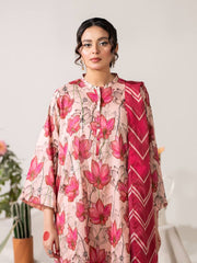 KS09 - Unstitched Printed Lawn 3P