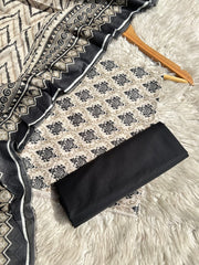 BS43 - Bin Saeed Unstitched 3 Piece Lawn