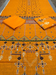 FN14 - Khaddar Embroidered 3P