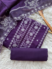 CH32 - Charizma Unstitched Embroidered Winter 3P