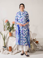 KS10 - Unstitched Printed Lawn 3P