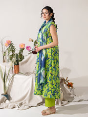 KS12 - Unstitched Printed Lawn 3P
