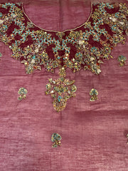 Rust Plum - Hand Embroidered 2P