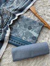 SA34 - Safina Printed Khaddar Jacquard 3P