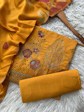 NU2 - Nureh Unstitched Embroidered Jacqaurd 3P