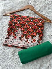 KHD45 - Khaadi Unstitched Embroidered 2P