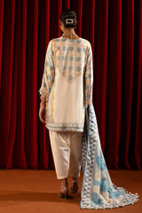 M247 - Sana Safinaz Linen Embroidered 3P