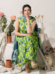 KS12 - Unstitched Printed Lawn 3P