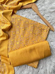 BZ58 - Bareeze Embroidered Karandi 3P