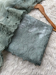 A01 - Sheesha Silk Embroidered 2 Piece