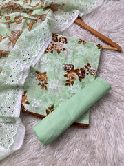 CH73 - Charizma Unstitched Embroidered Lawn 3P