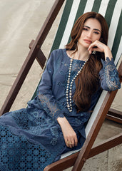 NE03 - Nureh Unstitched Embroidered Lawn 3P