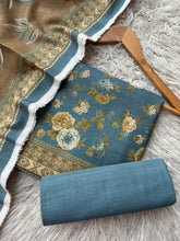 SA23 - Safina Printed Khaddar Jacquard 3P