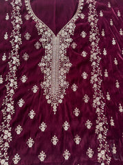 CV3 - Charizma Velvet Embroidered 3P