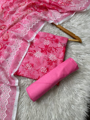 CH86 - Charizma Unstitched Embroidered Lawn 3P