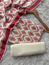 SA12 - Safina Printed Khaddar Jacquard 3P