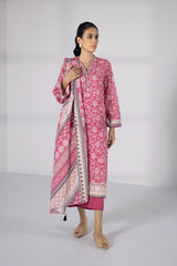 SP 37 - Unstitched Printed Lawn 3P