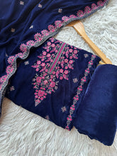 CV29 - Charizma Velvet Embroidered 3P