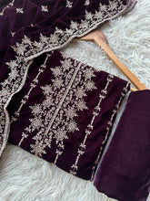 CV8 - Charizma Velvet Embroidered 3P