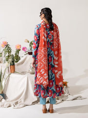 KS11 - Unstitched Printed Lawn 3P