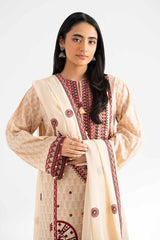 42501874 - Nishat Lawn Embroidered 3P