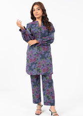 SLR67 - Alkaram Printed Khaddar 2P