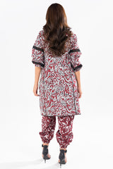 SLR55 - Alkaram Printed Khaddar 2P