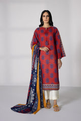 SP 19 - Unstitched Printed Lawn 3P