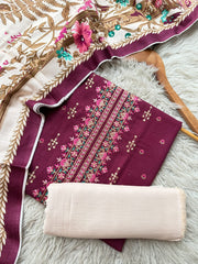 HT4 - HafizTextile Winter Embroidered 3P