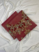 Rust Plum - Hand Embroidered 2P