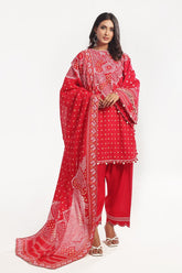 CL115 - Gul Ahmed Unstitched Lawn Printed 3P