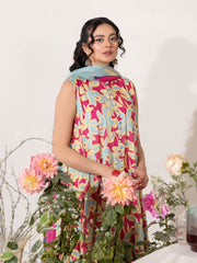 KS02 - Unstitched Printed Lawn 3P