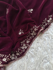 CV3 - Charizma Velvet Embroidered 3P