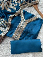 A09 - Shamoz Silk Embroidered 3Piece