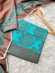 AL74 - Alkaram Printed Khaddar 2P