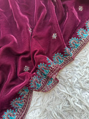 CV26 - Charizma Velvet Embroidered 3P