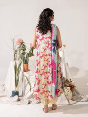 KS02 - Unstitched Printed Lawn 3P