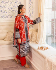 RM02 - Gul Ahmed Unstitched Lawn Printed 3P