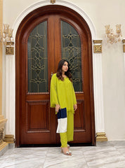 Parrot Green Fringes