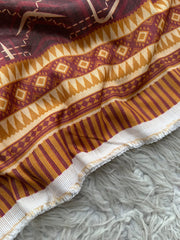 SA73 - Safina Printed Khaddar Jacquard 3P