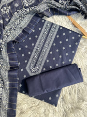 BS33 - Bin Saeed Unstitched 3 Piece Lawn