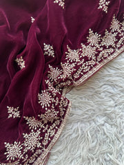 CV9 - Charizma Velvet Embroidered 3P